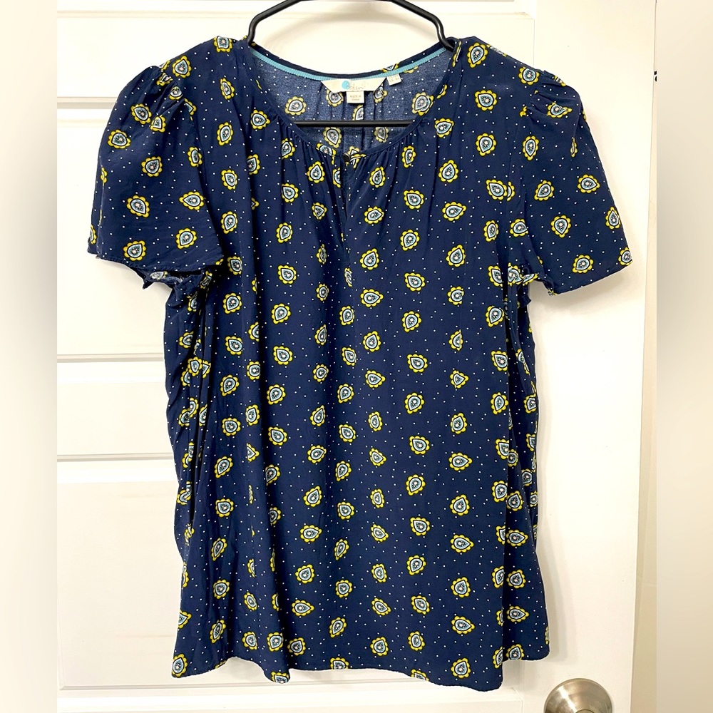 Navy Blue Blouse